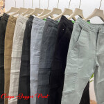 Wood machine Cargo Cotton Jogger Pant
