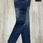Black Letter Cargo Jeans