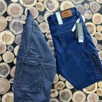 Black Letter Cargo Jeans Pant