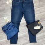 Wood machine Ankle Fit Round Pocket Jeans