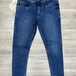 Wood machine Ankle Fit Round Pocket Jeans