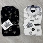 logoff premium cotton printed shirt
