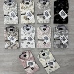 logoff premium cotton printed shirt