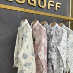 logoff premium cotton printed shirt
