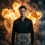 logoff embroidery linen shirt