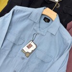 logoff sulpher double pocket shirt