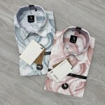 logoff cotton printed shirt