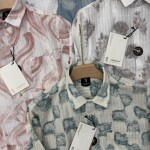 logoff cotton printed shirt