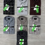 logoff cotton oxford checks shirt
