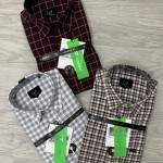 logoff cotton oxford checks shirt