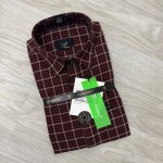 logoff cotton oxford checks shirt