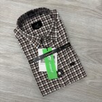 logoff cotton oxford checks shirt