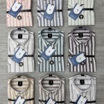 logoff linen stripes shirt