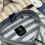 logoff linen stripes shirt