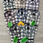 logoff cotton oxford stripes shirt