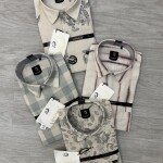 logoff linen printed shirt