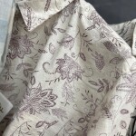 logoff linen printed shirt