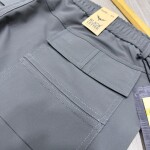 black letter cargo cotton pant