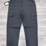 black letter cargo cotton pant