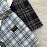 logoff cotton oxford checks shirt
