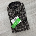 logoff cotton oxford checks shirt