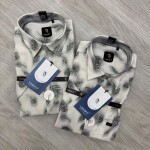 logoff half sleeve cotton printed shirt