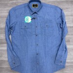 wood machine denim shirt