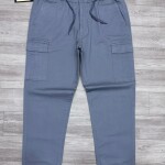 black letter cargo jogger cotton pant