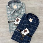 logoff half sleeve cotton oxford checks shirt