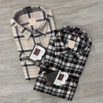 logoff half sleeve cotton oxford checks shirt