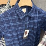 logoff half sleeve cotton oxford checks shirt