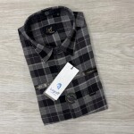 logoff full sleeve cotton oxford checks shirt