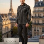 LOGOFF cotton printed shirt