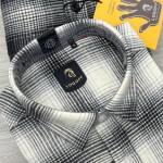 logoff brushing twill checks shirt