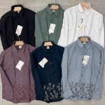 logoff bottom embroidery shirt