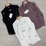 Logoff embroidery shirt