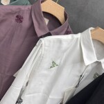 Logoff embroidery shirt