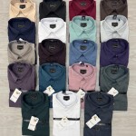 word wale imported satin shirt