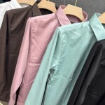 word wale imported satin shirt