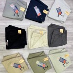 duster blue baggy linen pant