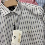 logoff cotton oxford stripes shirt