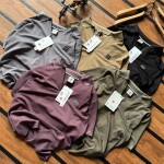 logoff polo neck zip t shirt