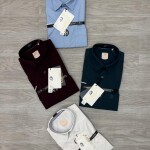 LOGOFF half sleeve oxford lycra shirt