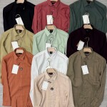 logoff full sleeve linen shirt