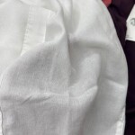 logoff half sleeve linen shirt