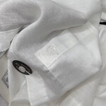 logoff half sleeve linen shirt
