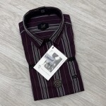 logoff cord stripes shirt