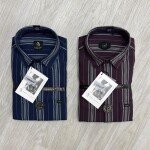 logoff cord stripes shirt