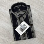 logoff cord stripes shirt