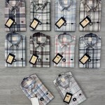 Logoff linen Checks  Shirt